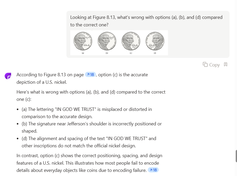 ChatPDF Coin Test Using the Crop Tool ChatPDF answer about the four coin images after the figure was selected with the crop tool